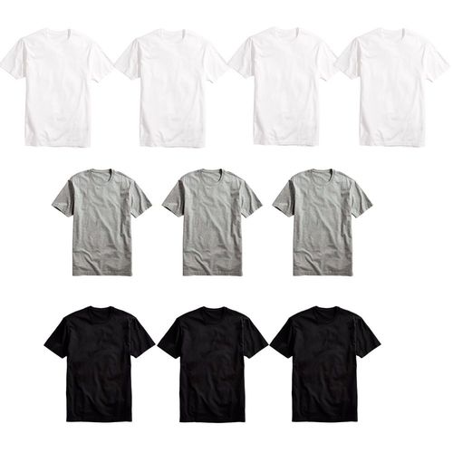 Kit 10 Camisetas Básicas Masculina T-shirt Algodão Colors Tee é bom? Vale a pena?