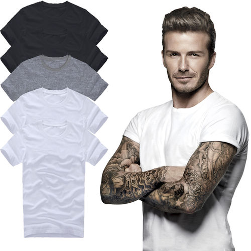 Kit 5 Camisetas Slim Fit Masculina Algodão - 2 Pretas - 2 Brancas - 1 Cinza é bom? Vale a pena?