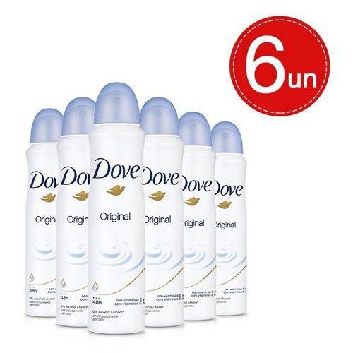 Kit 6 Desodorante Dove Aerosol Original é bom? Vale a pena?