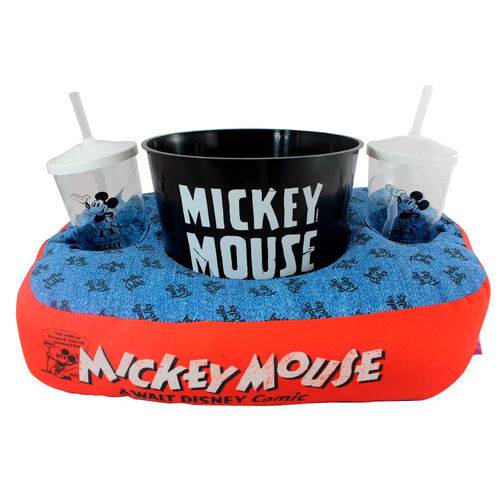 Kit Almofada Porta Pipoca Mickey Mouse é bom? Vale a pena?