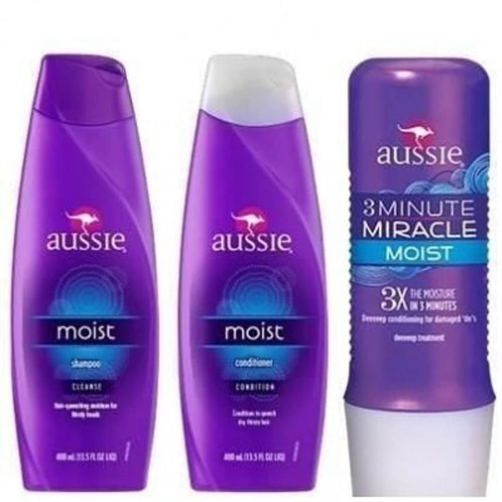 Kit Aussie - Shampoo 400ml +Condicionador 400ml+ 3 Minute Miracle 236ml é bom? Vale a pena?