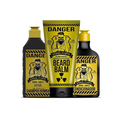 Kit Barba Forte Bomba Danger + Beard Balm é bom? Vale a pena?