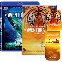Kit Blu-Ray 3D + Blu-Ray - as Aventuras de Pi + Livro - as Aventuras de Pi + Brinde - Marcador de Página é bom? Vale a pena?
