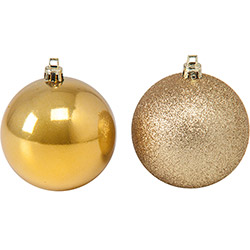 Kit Bolas Lisas 6cm com 24 Unidades Christmas Traditions Dourado é bom? Vale a pena?
