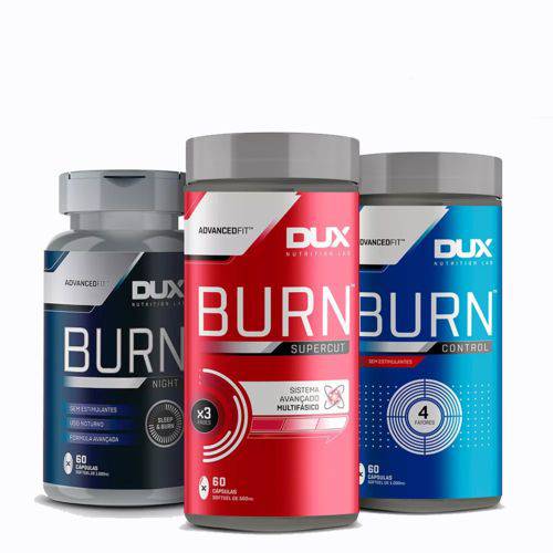 Kit Burn DUX Nutrition ( Burn Control + Burn Night + Burn Supercut ) é bom? Vale a pena?