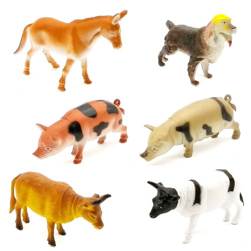 Kit C/ 6 Miniaturas Coleção Animais da Fazenda em Borracha é bom? Vale a pena?