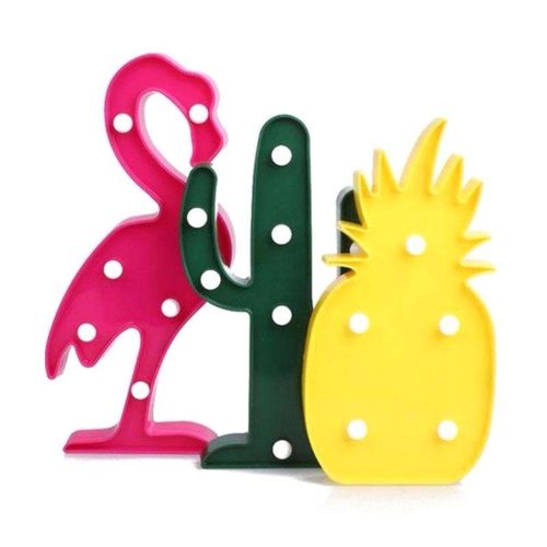 Kit C/ Luminária Flamingo, Cactus e Abacaxi é bom? Vale a pena?