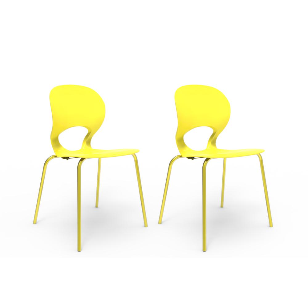 Kit 2 Cadeiras Eclipse Amarela é bom? Vale a pena?