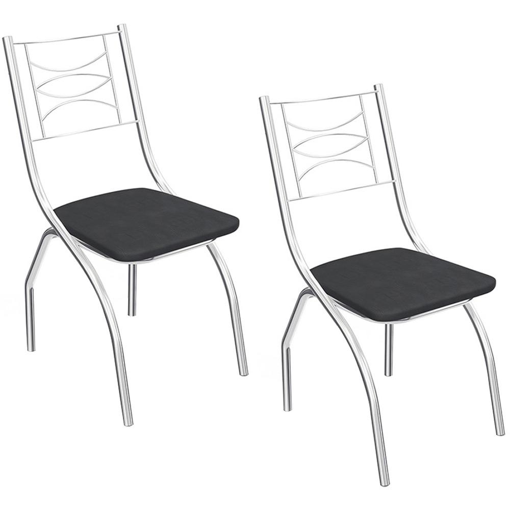 Kit 2 Cadeiras Itália Preta - Kappesberg é bom? Vale a pena?