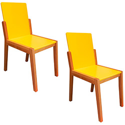 Kit 2 Cadeiras Paulista Natural/Amarelo - Orb é bom? Vale a pena?