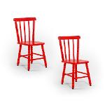 Kit 2 Cadeiras Torneadas Mônaco em Madeira Uva Japão e Tauari - Vermelho é bom? Vale a pena?