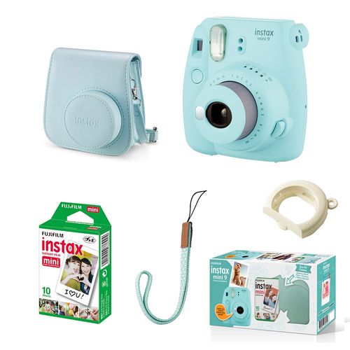 Kit Câmera Instantânea Fujifilm Instax Mini 9 C/ Bolsa e Filme 10 Poses - Azul Aqua é bom? Vale a pena?