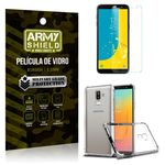 Kit Capa Anti Shock + Película Vidro Samsung Galaxy J8 - Armyshield é bom? Vale a pena?