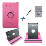 Kit Capa para Galaxy Tab e 9.6 T560/T561 Giratória - BD NET + Película de Vidro + CAN Touch (Pink) é bom? Vale a pena?