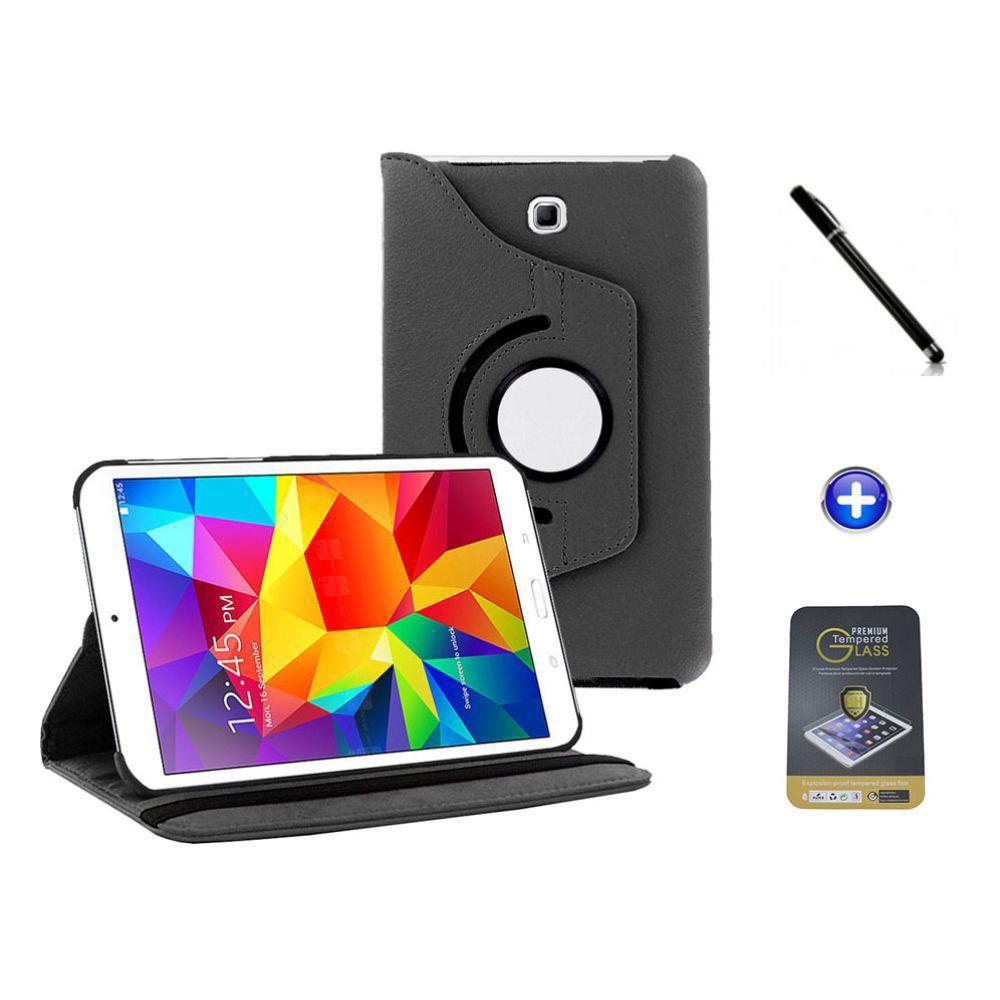 Kit Capa Para Galaxy Tab S2 8.0 T715 Giratória 360 + Película De Vidro + Caneta Touch (Preto) é bom? Vale a pena?