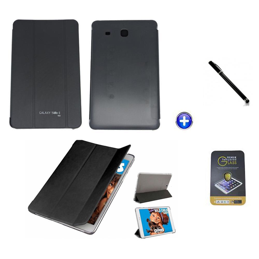 Kit Capa Smart Book Galaxy Tab E - 9.6´ T560/T561 + Película De Vidro + Caneta Touch (Preto) é bom? Vale a pena?