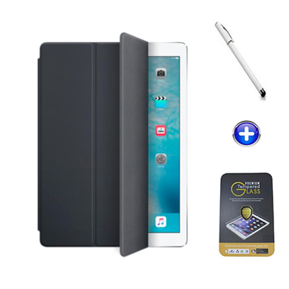 Kit Capa Smart Cover Para Ipad Mini 2/3 + Película De Vidro + Caneta Touch (Preto) é bom? Vale a pena?