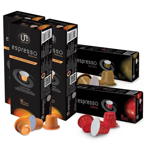 Kit Cápsulas de Café Compatíveis com Nespresso® Utam Uno - 50 Un. é bom? Vale a pena?