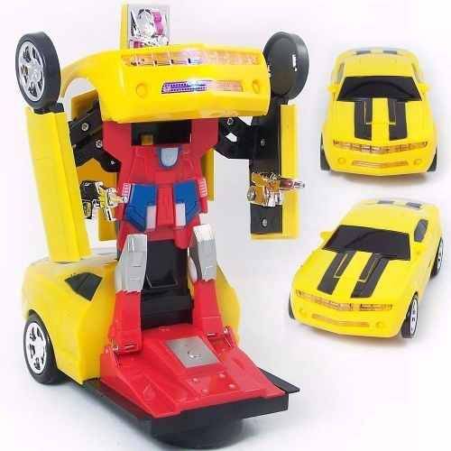 Carrinho Super Robots Camaro Amarelo que Vira Robô, Carro Vira Robô Emite Luz Som Transformers, Brinquedo a Pilha é bom? Vale a pena?