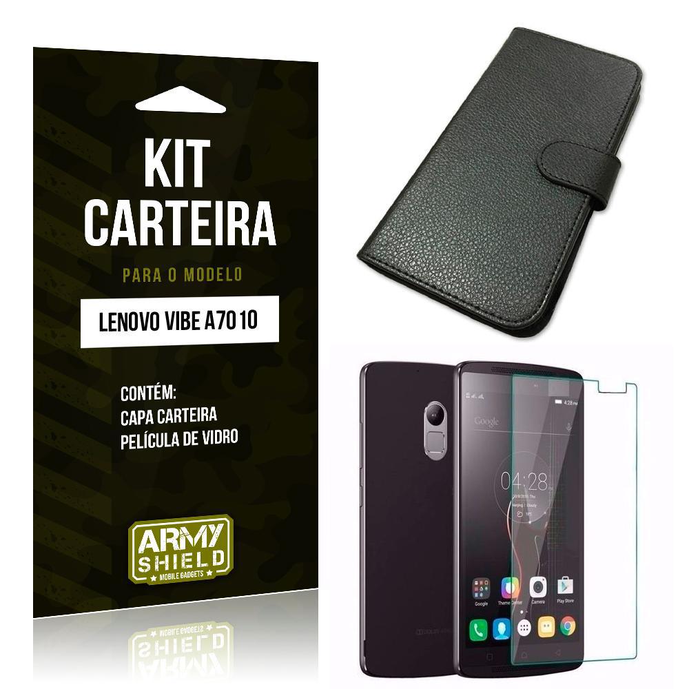 Kit Carteira Lenovo A7010 Vibe Película De Vidro + Capa Carteira -Armyshield é bom? Vale a pena?