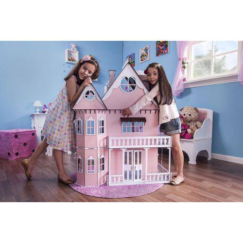 Kit Casa de Bonecas com Moveis Escala Barbie Emily Estilo Princesa P+B - Darama é bom? Vale a pena?