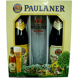 Kit Cerveja Alemã Paulaner Hefe-Weissbier (1 Garrafa Dunkel + 1 Garrafa Naturtrüb + 1 Copo 500ml) é bom? Vale a pena?