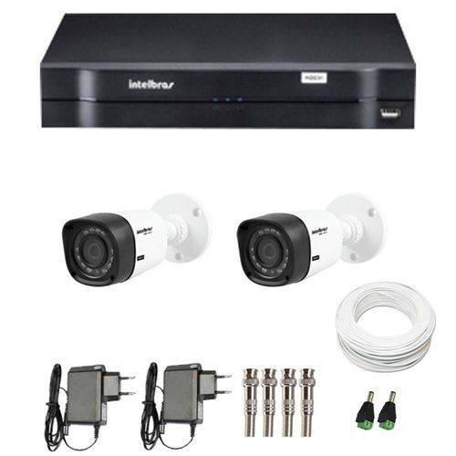 Kit CFTV 2 Câmeras Infra 720p Intelbras VHD 1010B G3 + DVR Intelbras Multi HD + Acessórios é bom? Vale a pena?