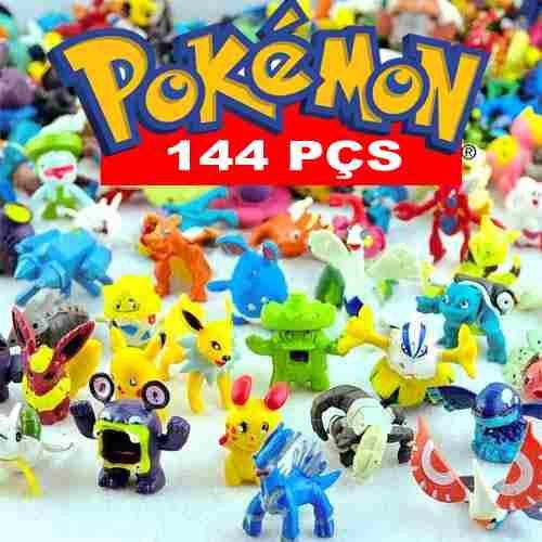 Kit com 144 Pokemon Go Miniaturas Bonecos 2 a 3 Cm Sortido Pikachu e S.A Turma é bom? Vale a pena?