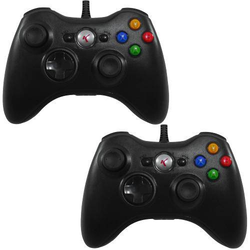 Kit com 2 Controles para Xbox 360 / Pc 2 em 1 - Entrada Usb é bom? Vale a pena?