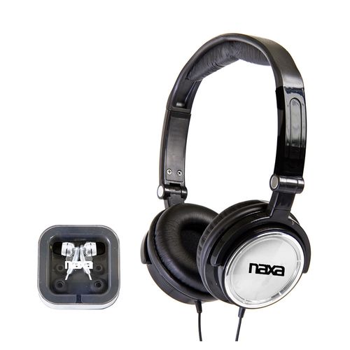 Kit com 2 Fones de Ouvido: Headphone Dobrável e Earphone com Encaixe de Silicone - Naxa é bom? Vale a pena?