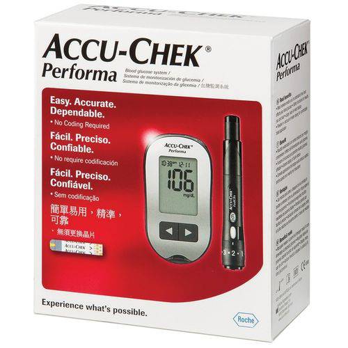 Kit Completo Aparelho Monitor de Glicemia Accu-chek Performa é bom? Vale a pena?