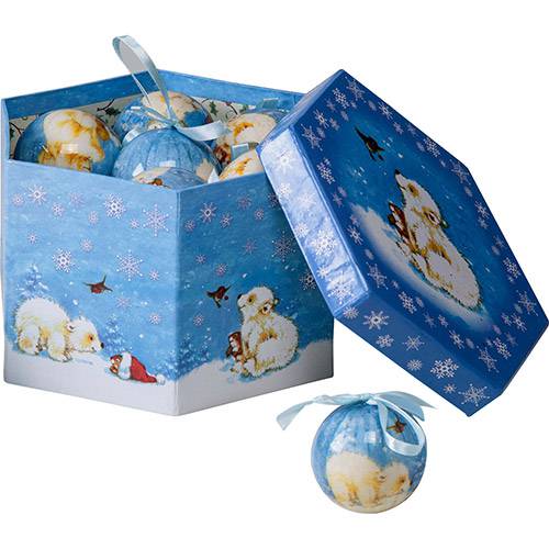 Kit de Bolas Decoradas "Ursinhos do Natal", 7cm, 14 Unidades - Christmas Traditions é bom? Vale a pena?