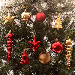 Kit de Bolas e Enfeites Vermelhos e Dourados 64 Peças - Orb Christmas é bom? Vale a pena?