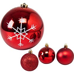 Kit de Bolas Vermelhas, 6cm e 15cm, 32 Peças - Christmas Traditions é bom? Vale a pena?
