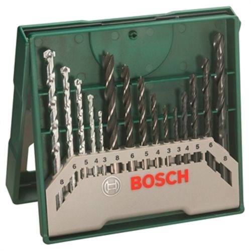 Kit de Brocas Madeira Metal Concreto 15 Peças X-line Bosch é bom? Vale a pena?
