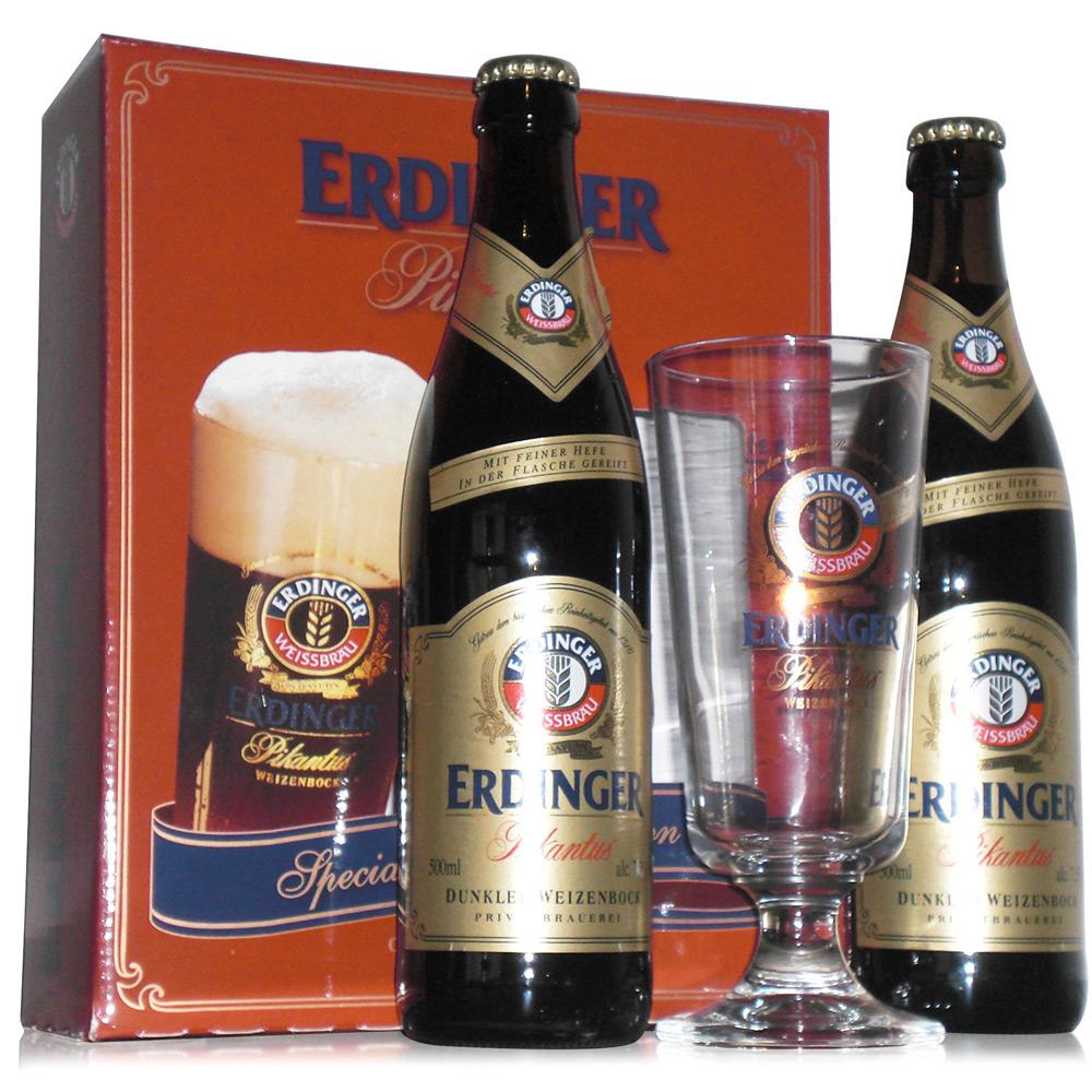 Kit de Cerveja Alemã Erdinger Pikantus 2 Garrafas ( 500 ml cada) + 1 Copo é bom? Vale a pena?