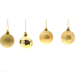 Kit de Enfeites de Árvore e Bolas Dourado 100 Unidades - Orb Christmas é bom? Vale a pena?