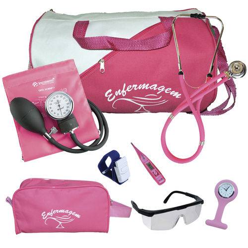 Kit de Enfermagem Completo com Relógio para Jaleco - Pink é bom? Vale a pena?