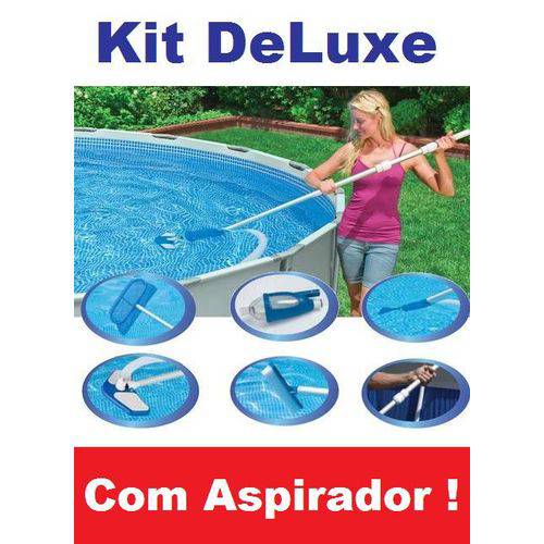 Kit de Limpeza Intex Deluxe com Aspirador Peneira Escova Cabo Modelo Novo 28003 é bom? Vale a pena?
