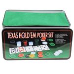 Kit de Poker com 200 Fichas Texas Hold