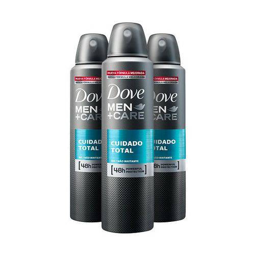 Kit Desodorante Antitranspirante Aerosol Dove Men+Care Cuidado Total 150mL Leve 3 Pague 2 é bom? Vale a pena?