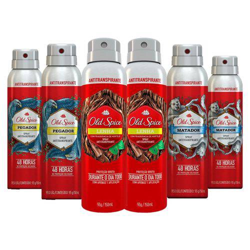 Kit Desodorante Antitranspirante Old Spice 150ml 2 Pegador + 2 Lenha + 2 Matador é bom? Vale a pena?
