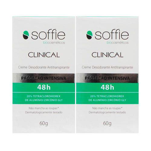 Kit Desodorante Antitranspirante Soffie Clinical 60g é bom? Vale a pena?