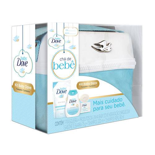 Kit Dove Baby Hidratação Enriquecida Frasqueira Azul + Shampoo + Refil + Sabonete em Barra é bom? Vale a pena?