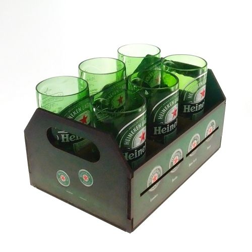 Kit Engradado C/ Estampa Temática Heineken é bom? Vale a pena?