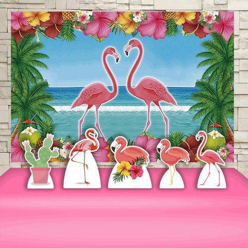 Kit Festa Aniversário Flamingo Decoração Kit Prata Cenários é bom? Vale a pena?