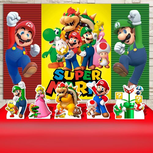 Kit Festa Aniversário Super Mario Bros Decoração Kit Prata é bom? Vale a pena?