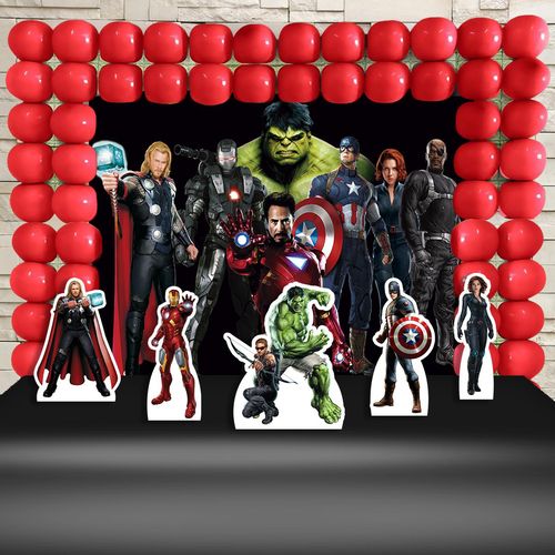Kit Festa Aniversário Vingadores The Avengers Decoração Kit Ouro é bom? Vale a pena?