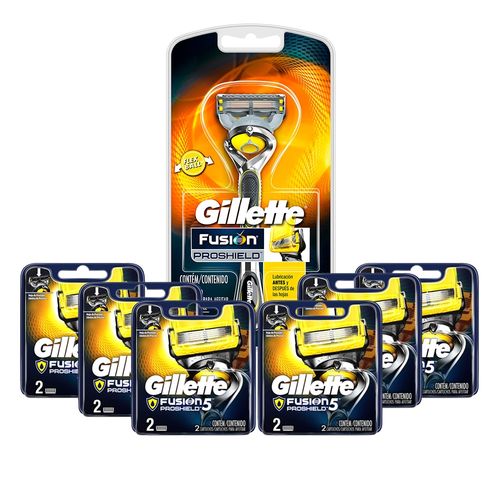 Kit Gillette Fusion Proshield Aparelho + 12 Cargas é bom? Vale a pena?