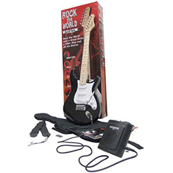 Kit Guitarra Preta + Amplificador Portátil + Cabo + Bag GMA 100GP KSTBK - Behringer é bom? Vale a pena?